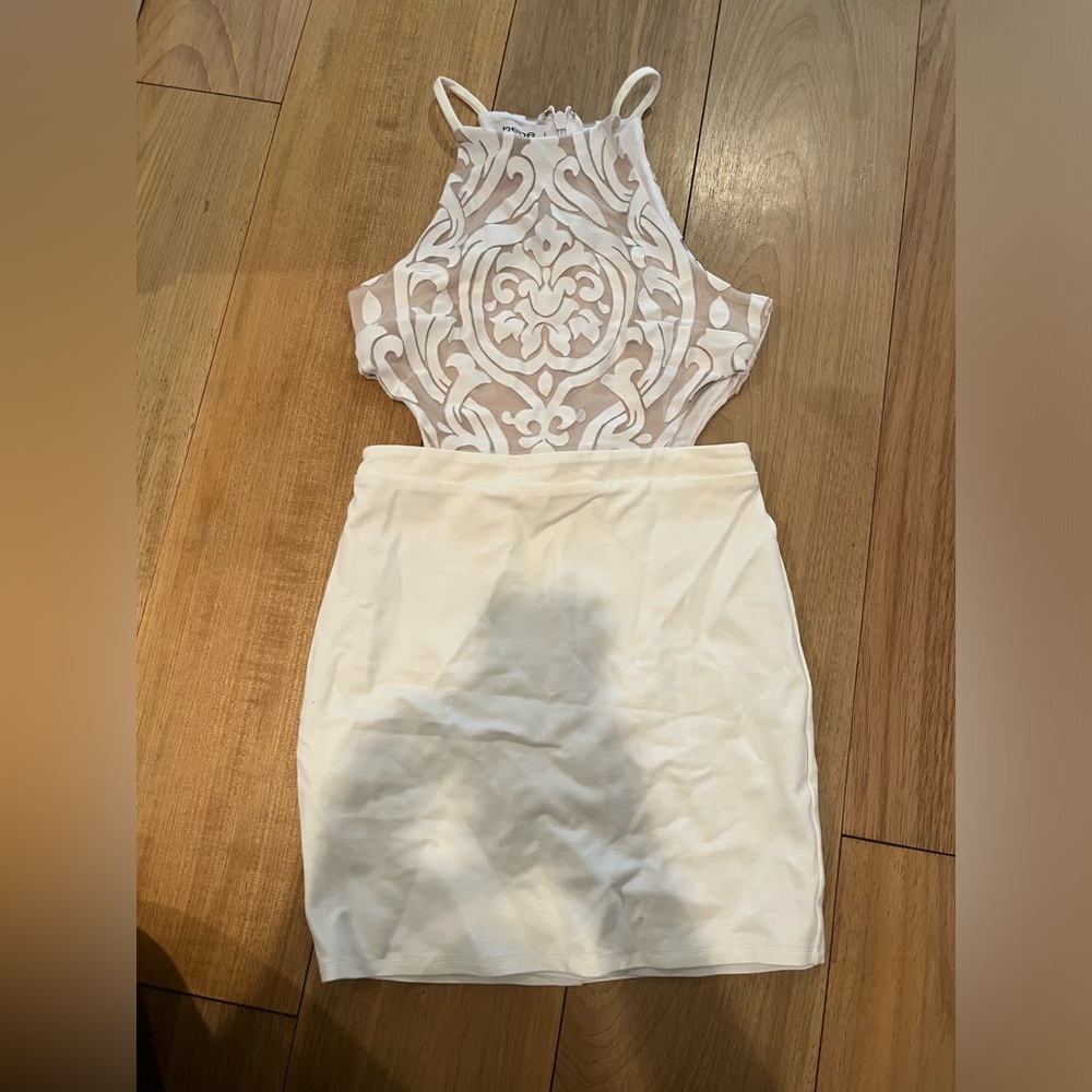 White Bebe dress